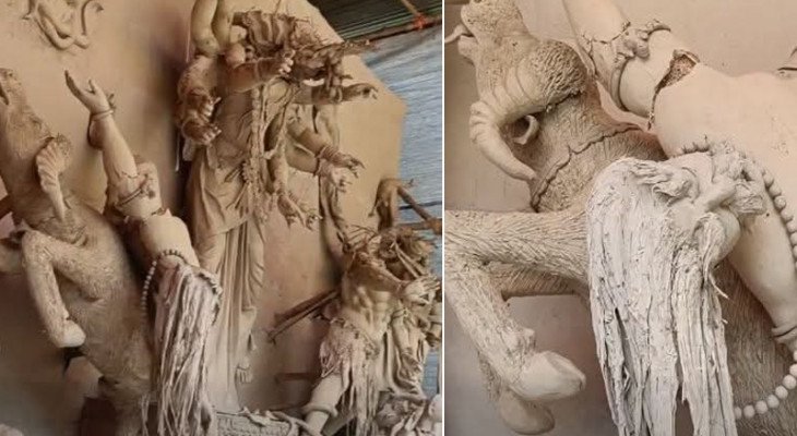 টাঙ্গাইলে রাতের আঁধারে মন্দিরে হামলা, ভাঙচুর করা হলো ৪ প্রতিমা